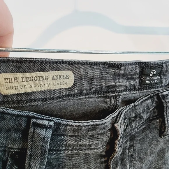 Adriano Goldschmied Animal Print Jegging Jeans The Legging Ankle Leopard sz 29 - Picture 6 of 12